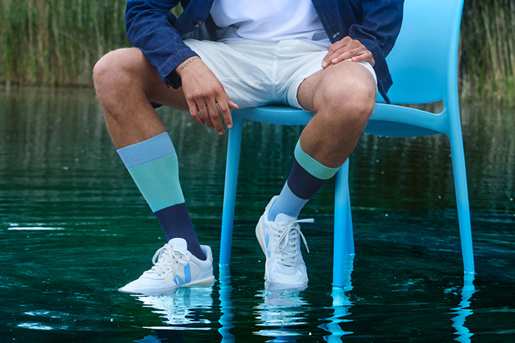 Burlington Retrosphere M So – Calzini Uomo In Cotone Con Fantasia Retrò, Altezza Metà Polpaccio